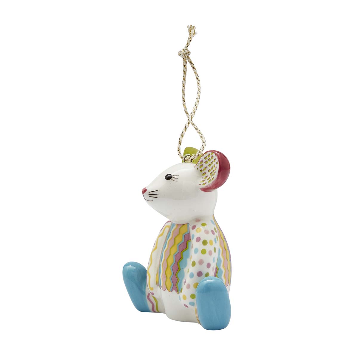 Kit Kemp Patchwork Nibbles Mouse Ornament image number null